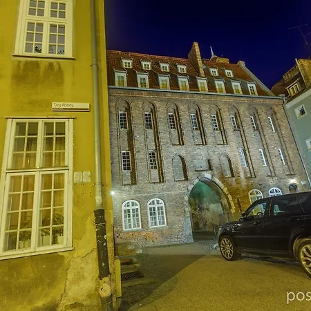 Old Town Targ Rybny Motlawa River View Possession Apartment Gdansk